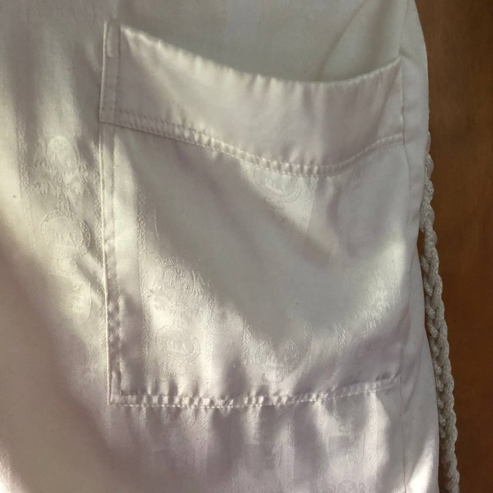 Luxury Vintage  TCM Bathrobe Ivory White - Picture 5 of 14